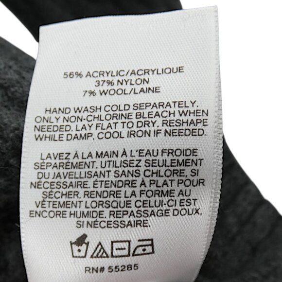 Express Men’s Gray Fisherman Cable Knit Sweater XL Chunky Preppy Classic - Picture 4 of 6